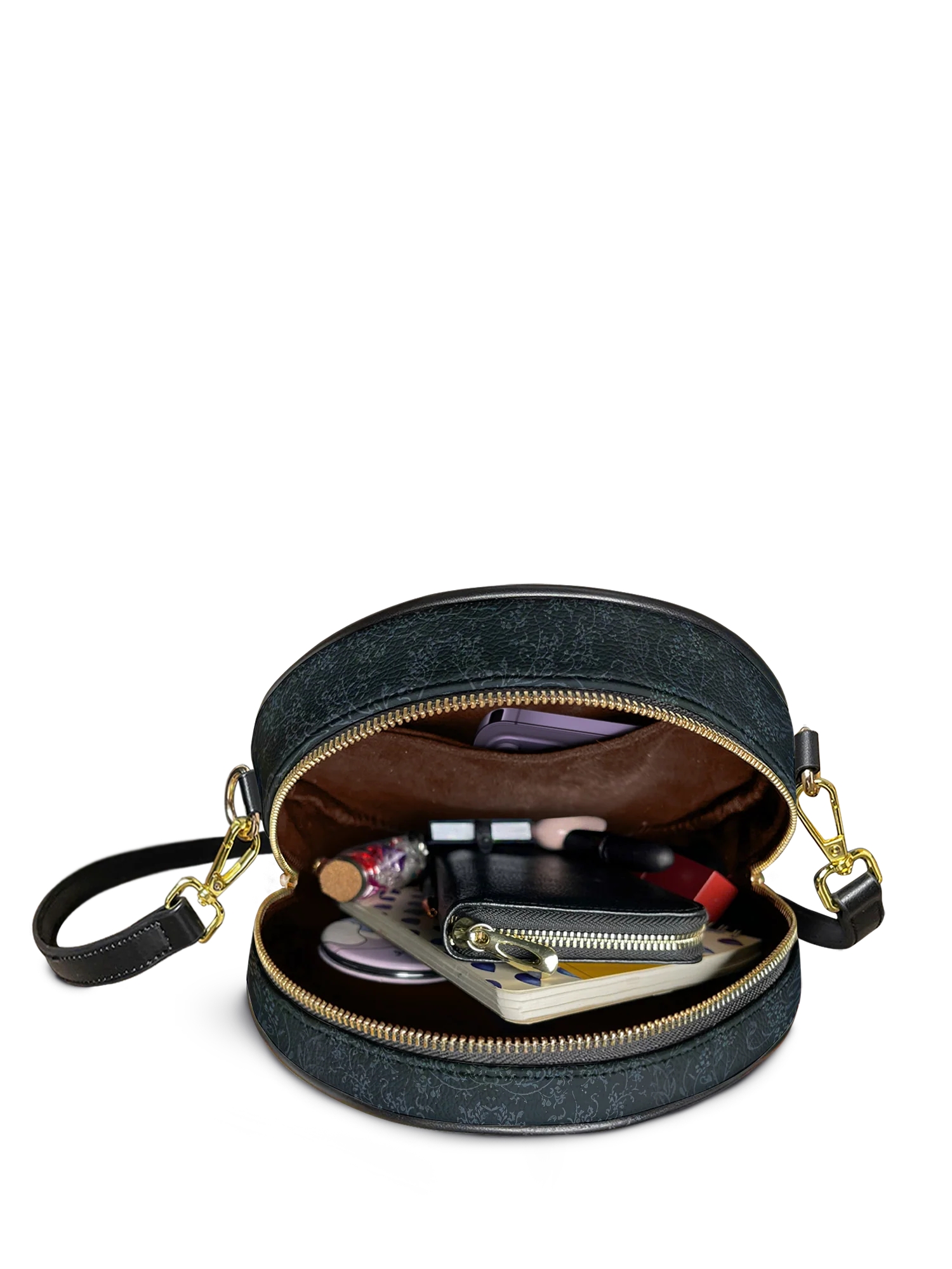 "Bloodrose" Circle Crossbody Bag - Image 5