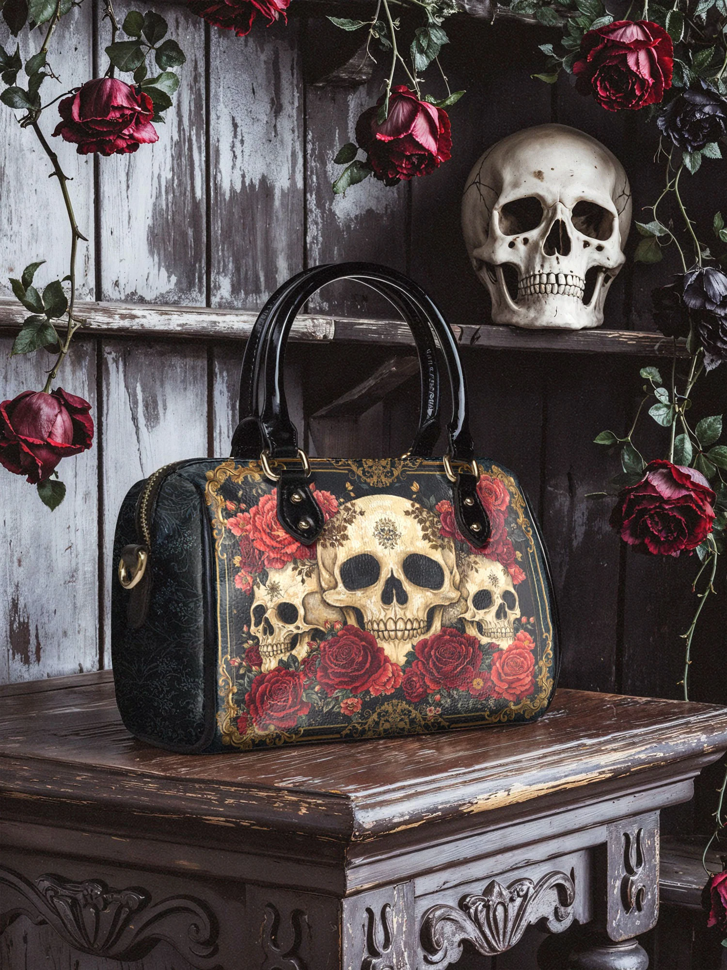 "Bloodrose" Mini Satchel - Image 3