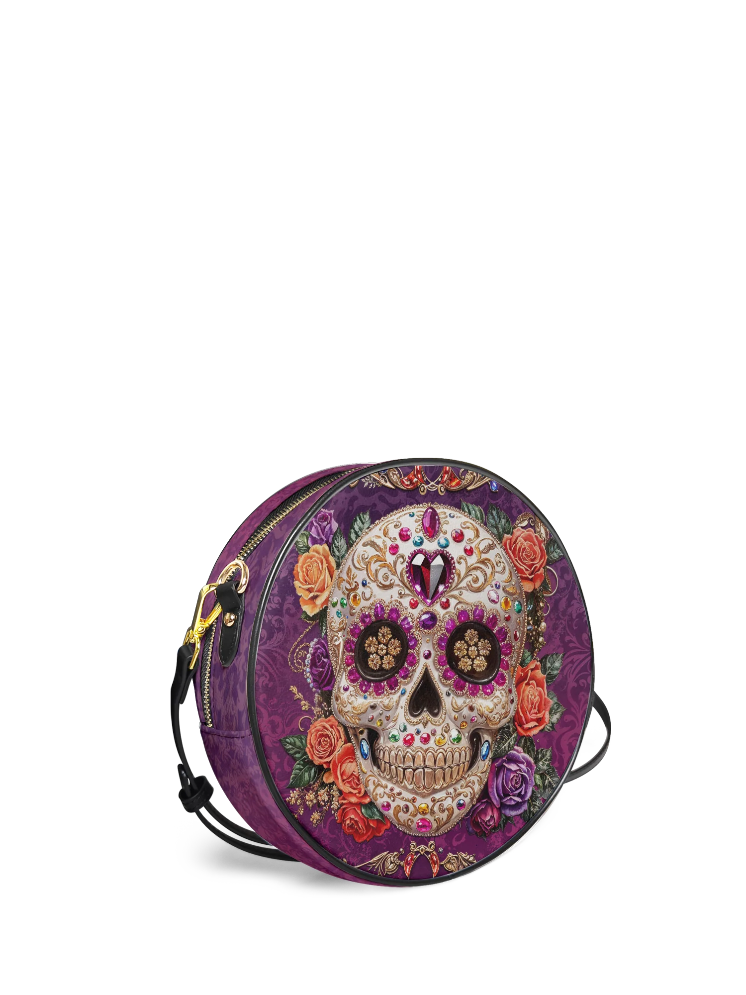 "Catrinelle" Circle Crossbody Bag - Image 4