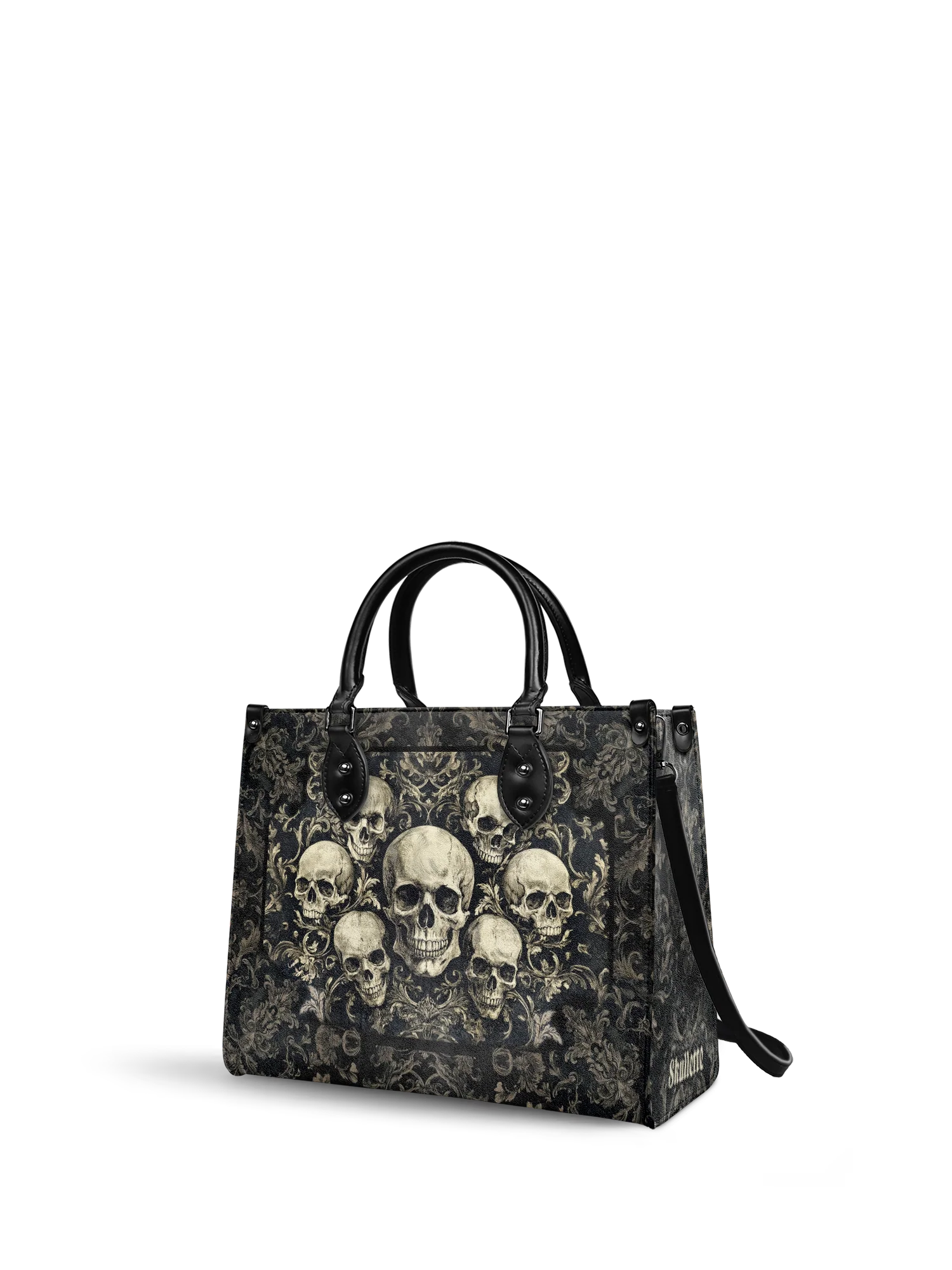 "Deathmark" - Black Interior - Leather Handbag - Image 7