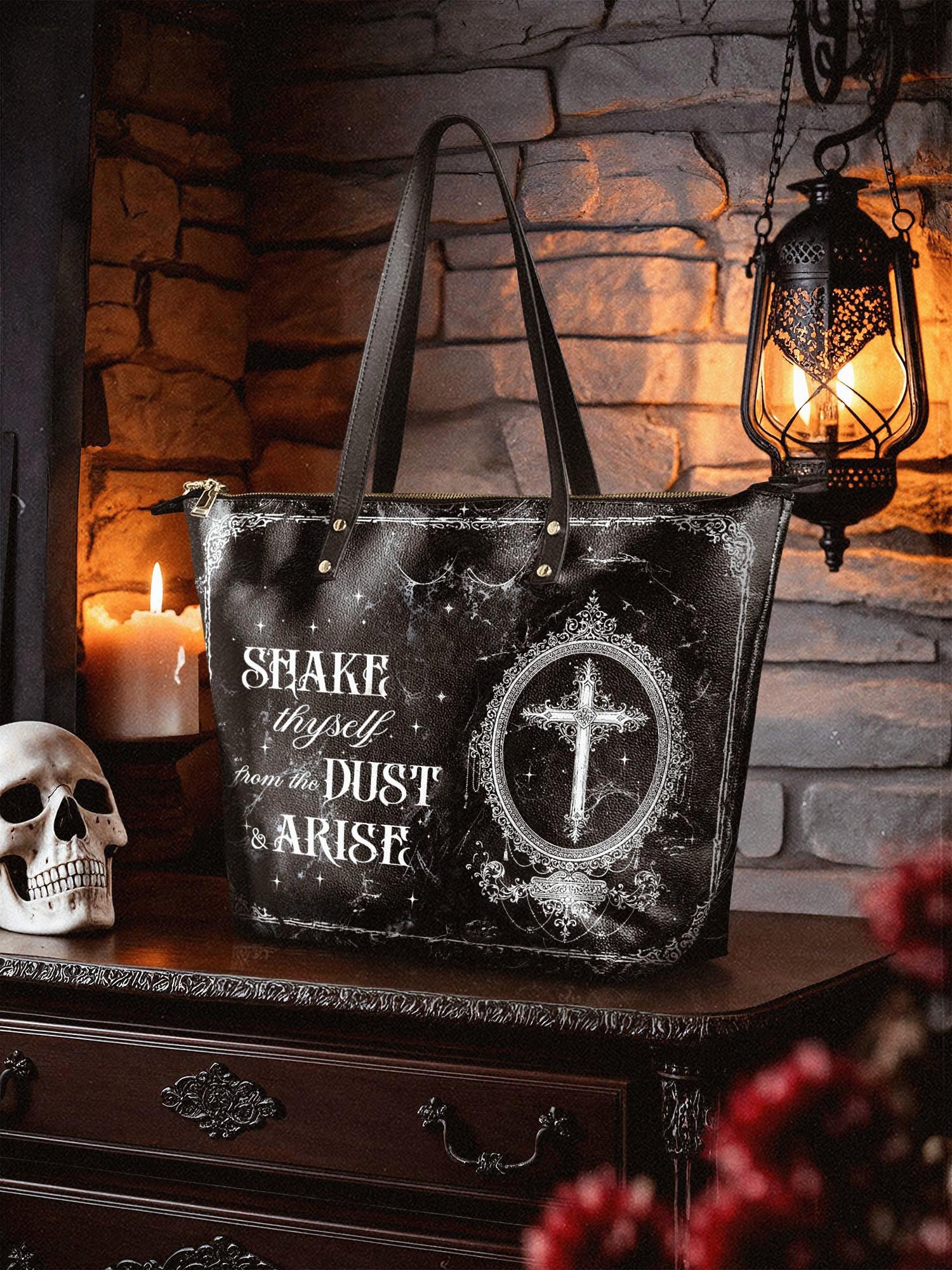 "Dustveil" Leather Tote Bag Today's Deal - Image 3