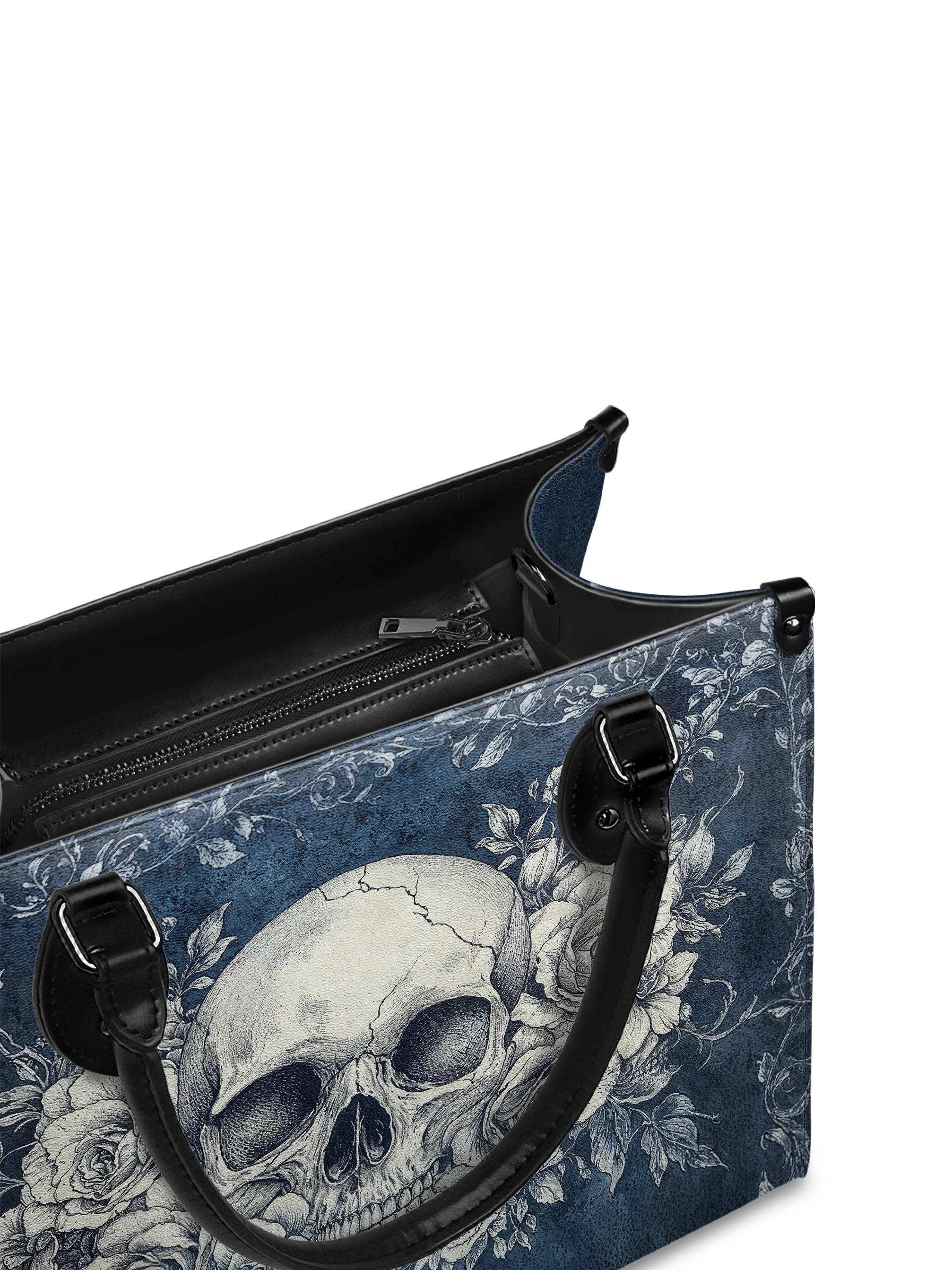 "Frostmourne" - Black Interior - Leather Handbag - Image 9