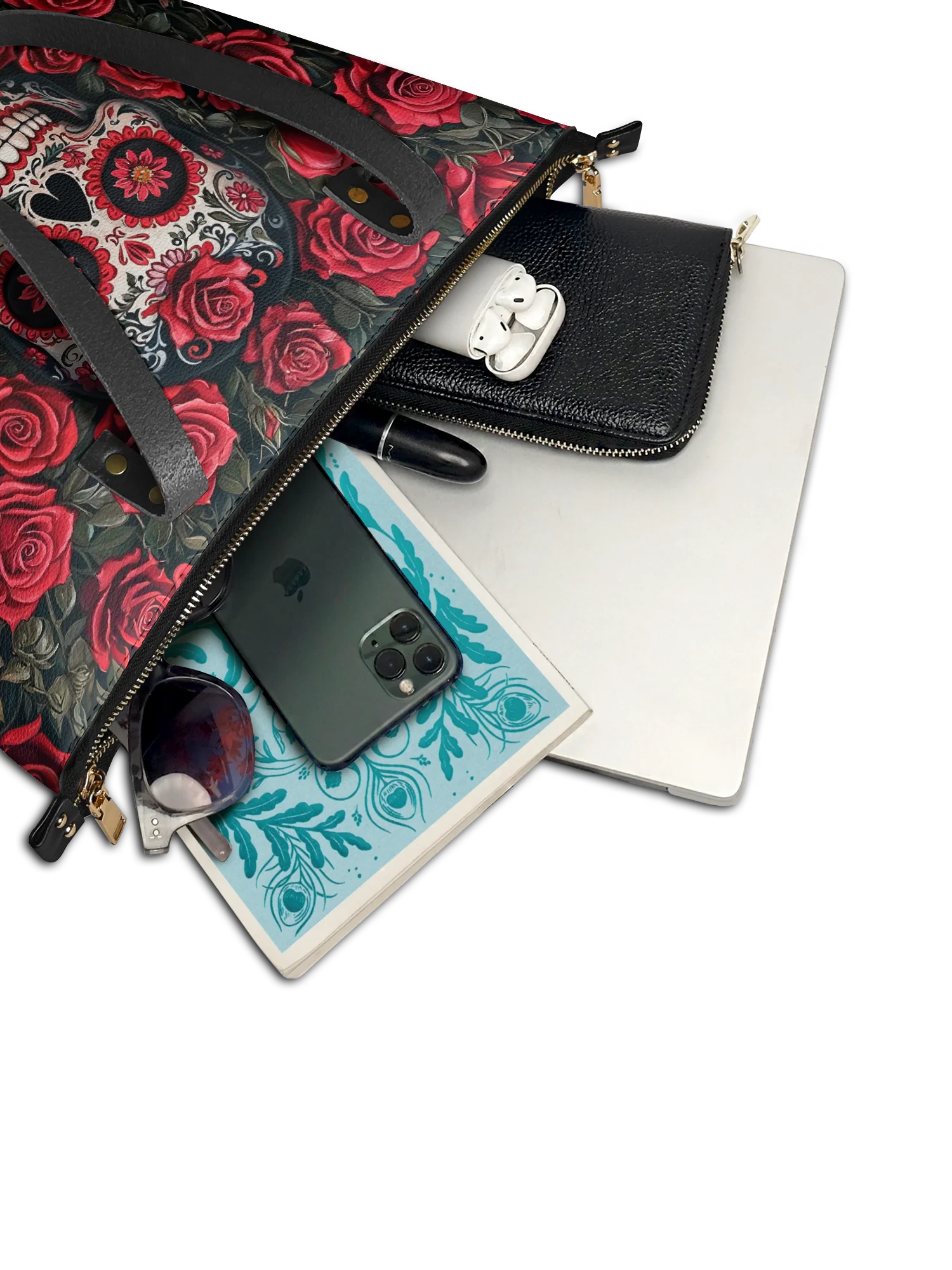 "La Roja" Leather Tote Bag - Image 7