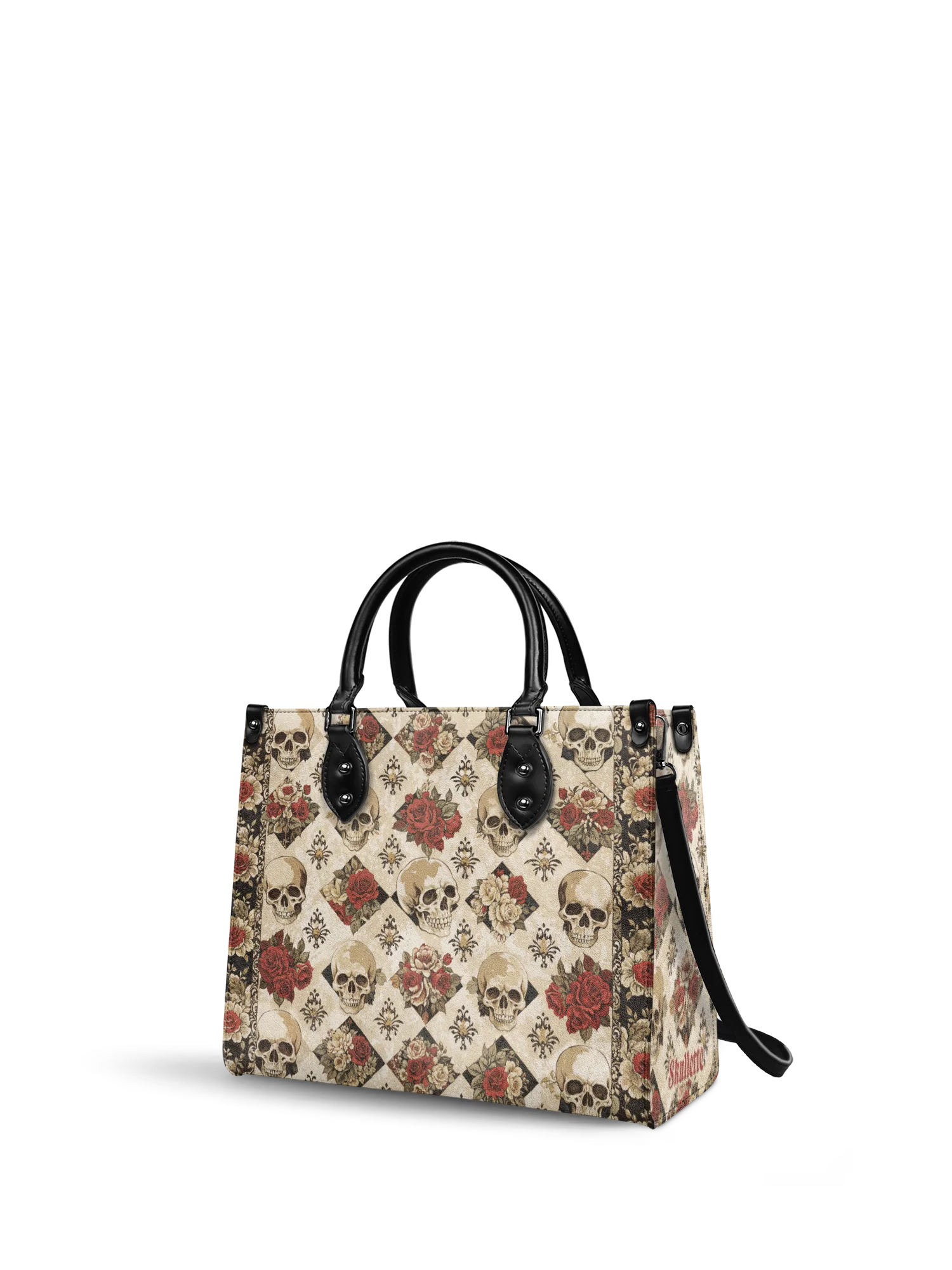 "Mournaire" - Black Interior - Leather Handbag - Image 7