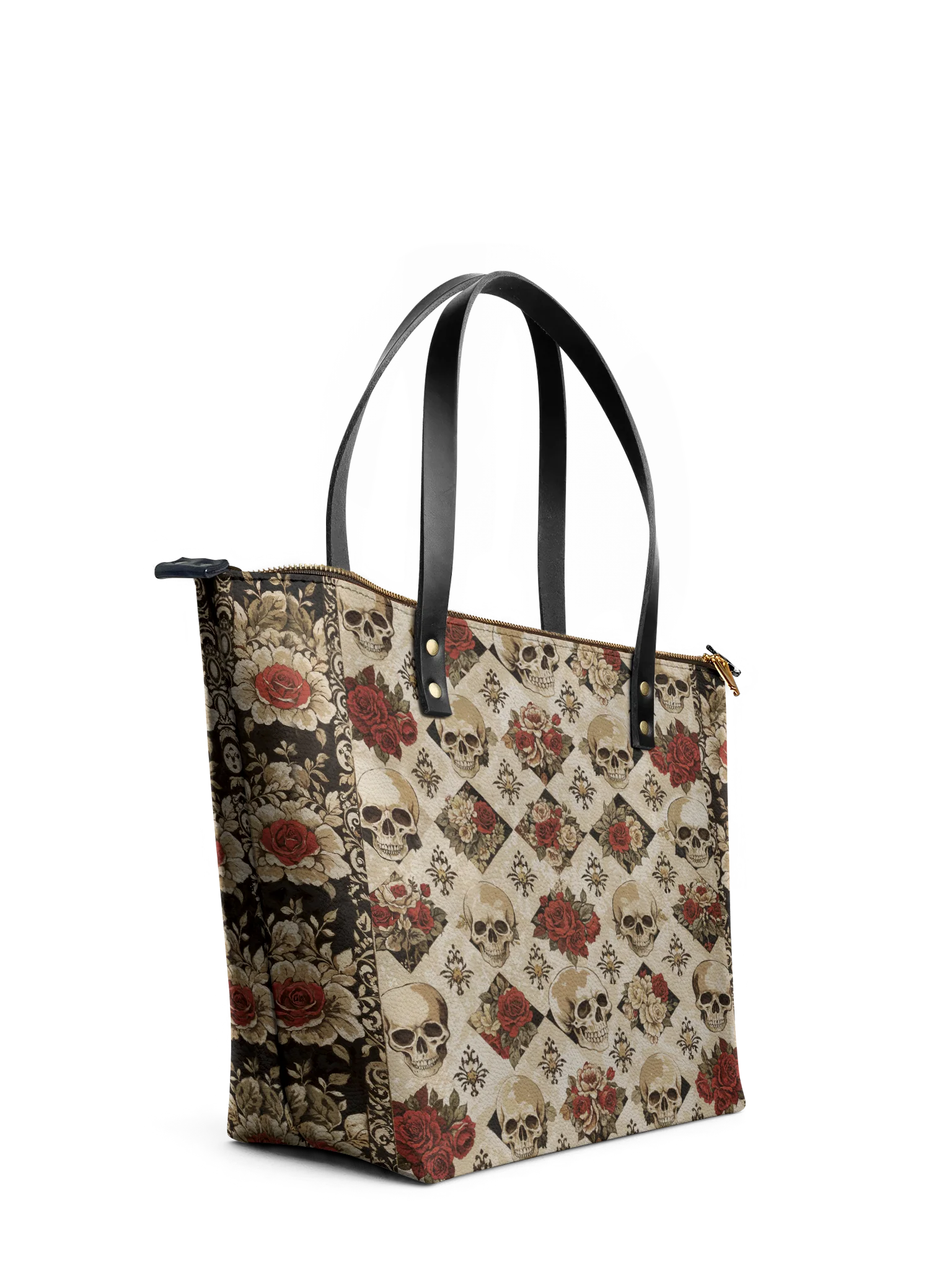 "Mournaire" Leather Tote Bag - Image 6