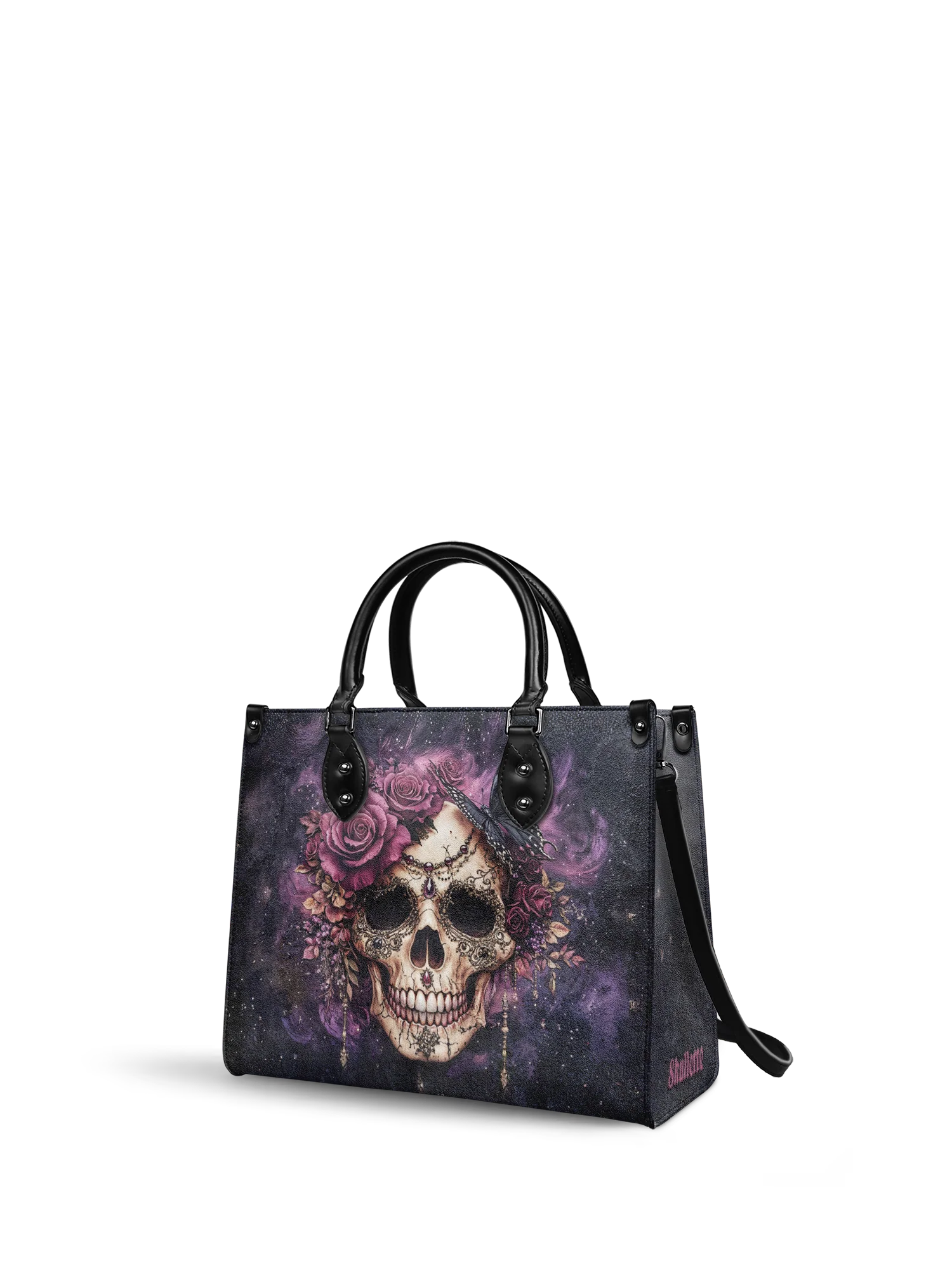 "Noxaria" - Black Interior - Leather Handbag - Image 6