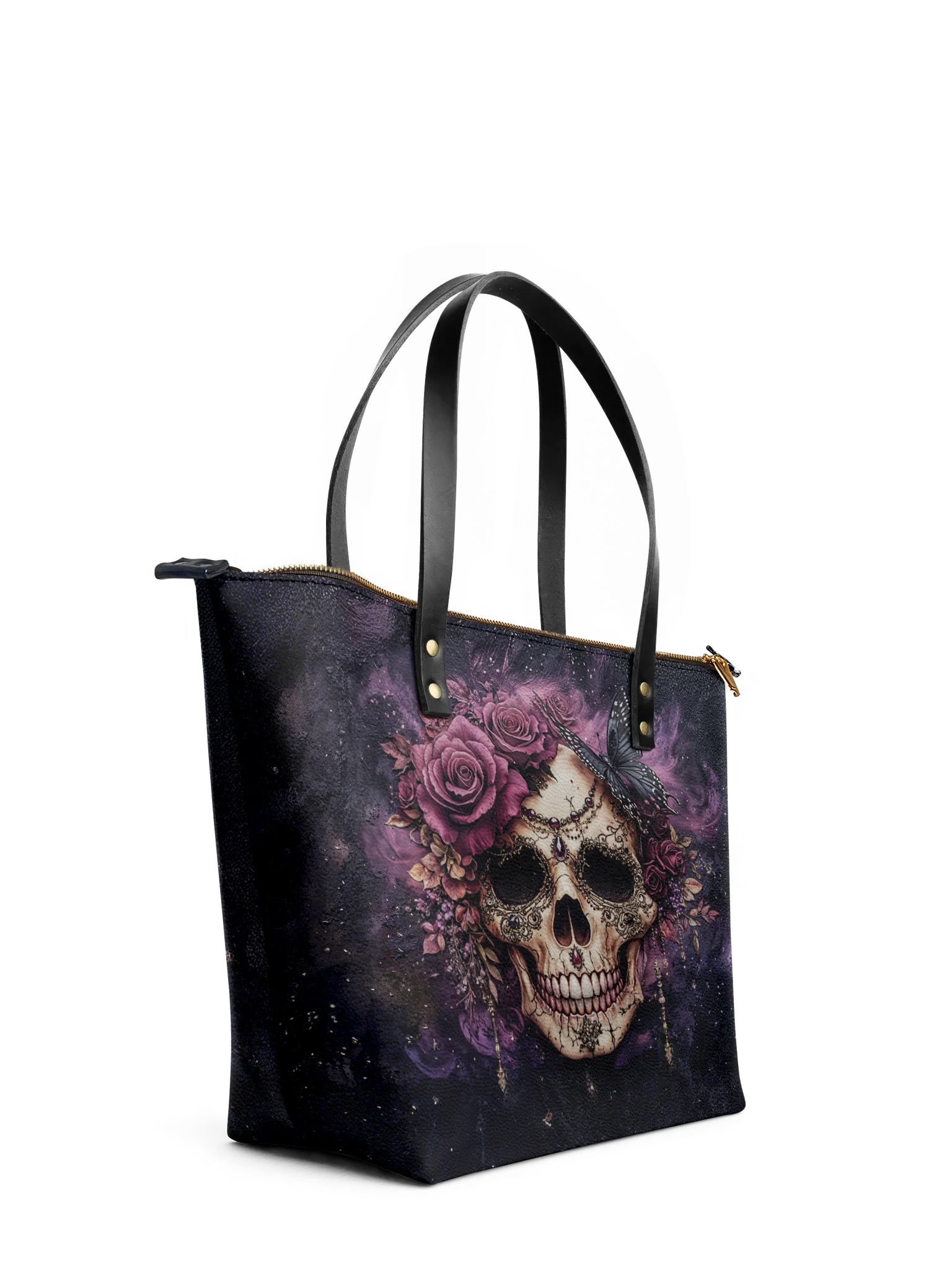 "Noxaria" Leather Tote Bag - Image 5