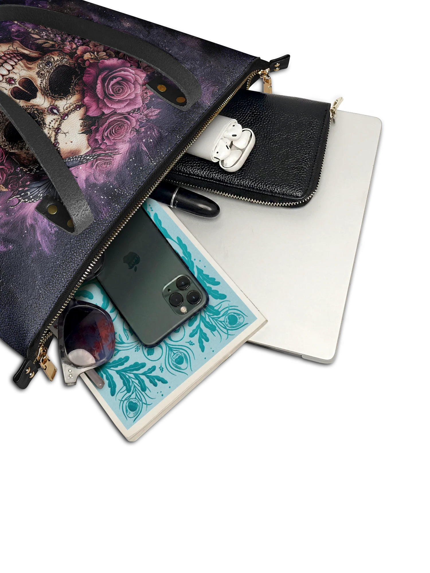 "Noxaria" Leather Tote Bag - Image 6