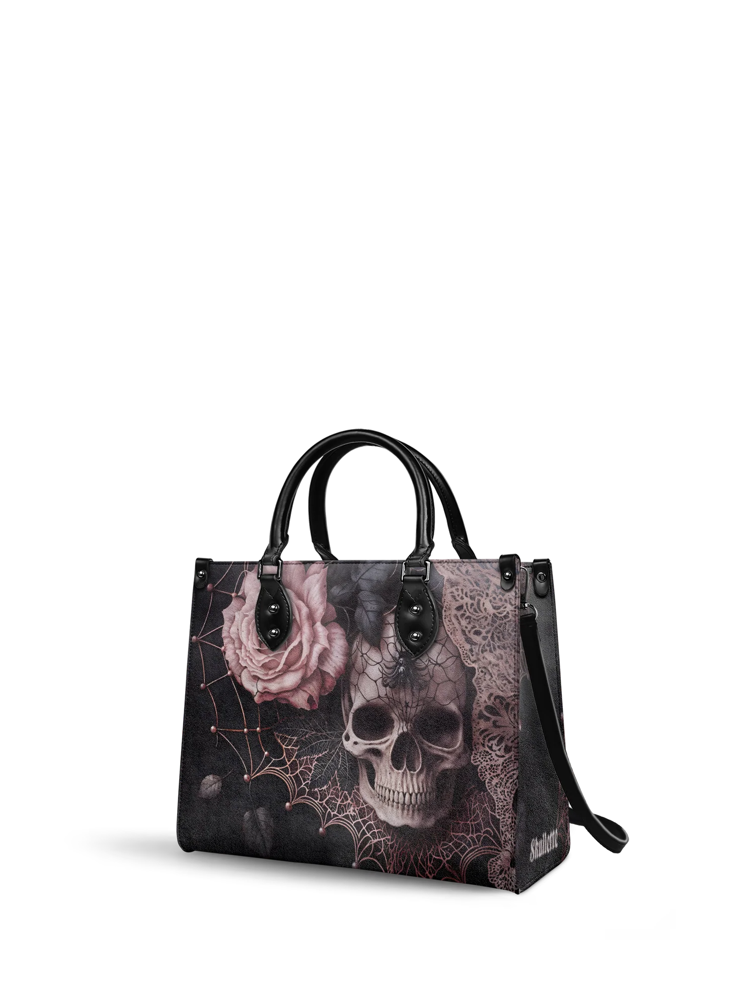 "Venomina" - Black Interior - Leather Handbag - Image 6