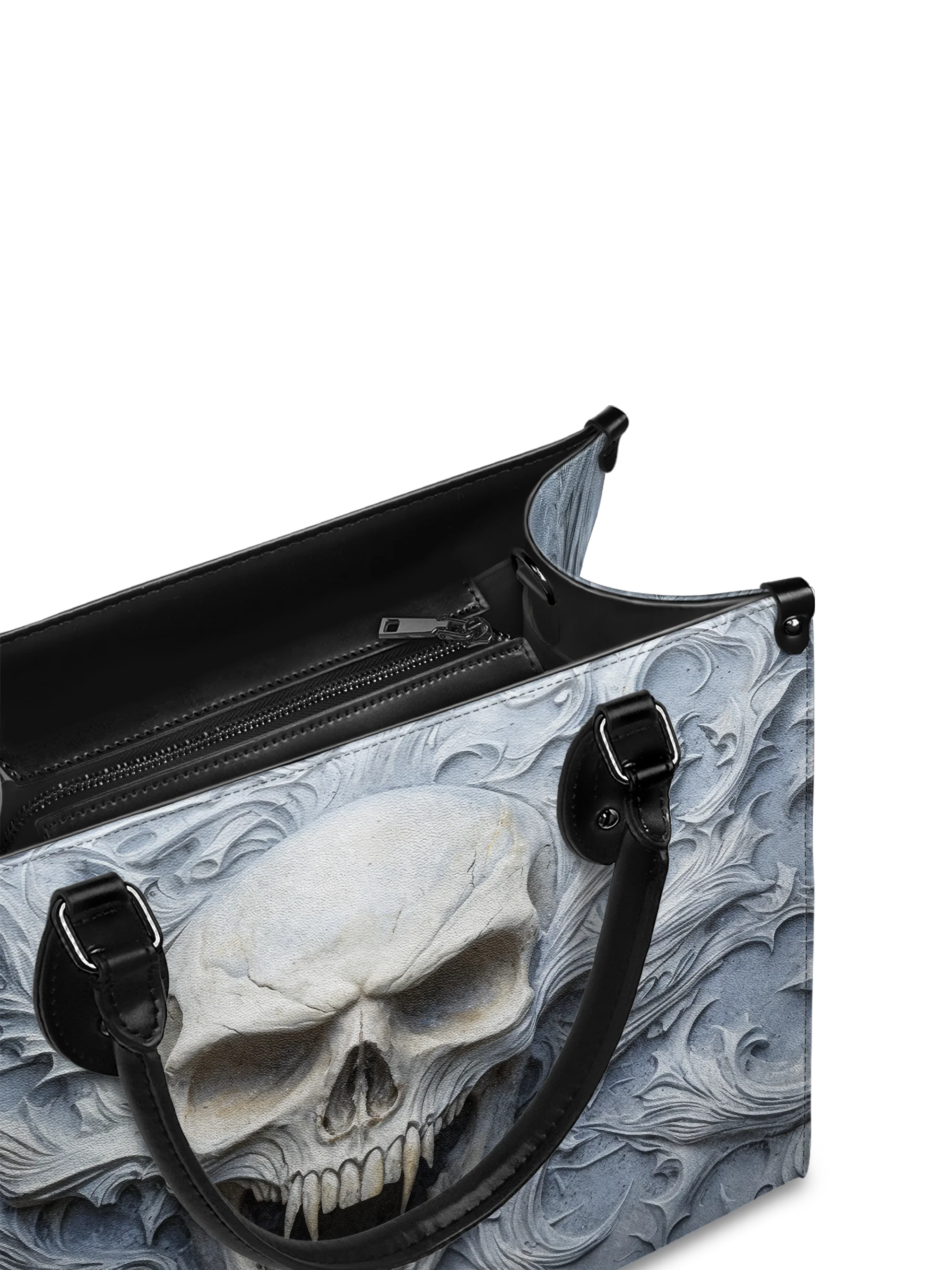"Wraithbone" - Black Interior - Leather Handbag - Image 8